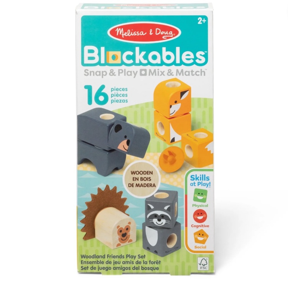 Melissa & Doug Blockables Snap & Play Set